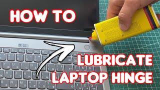 How to loosen up the hinges on a laptop to prevent cracks and damage to the frame