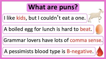 What are puns? 🤔 | Puns in English | Learn with examples