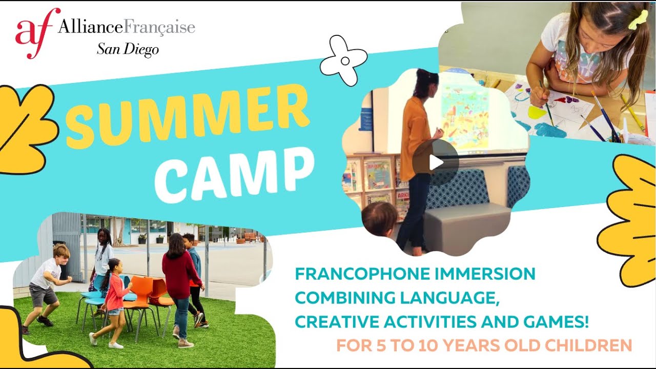 Summer Camp Alliance Francaise San Diego - YouTube