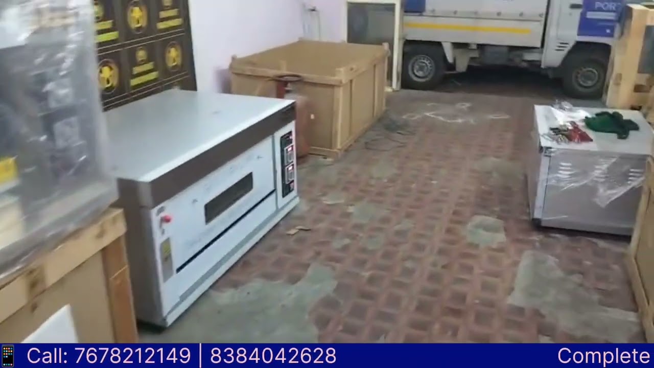 One Deck two tray gas pizza oven | metal base | Spiral Mixers | bakery equipment | Kitchen Equipment