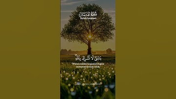 يَا بُنَيَّ لَا تُشْرِكْ بِاللَّهِ ۖ إِنَّ الشِّرْكَ لَظُلْمٌ عَظِيمٌ | #سورة_لقمان #راحة_نفسية