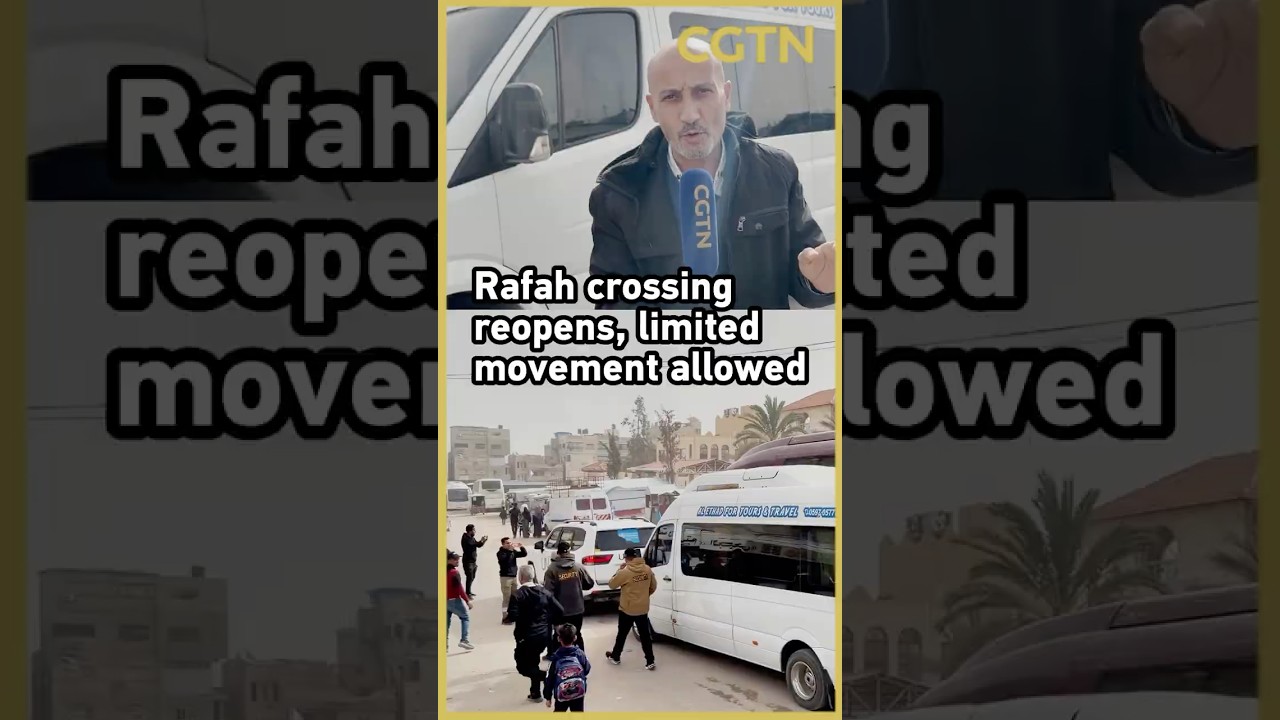 Rafah crossing reopens, limited movement allowed