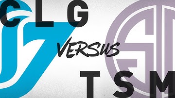 CLG vs. TSM - Week 8 Day 1 | NA LCS Summer Split | Counter Logic Gaming vs. TSM (2018)
