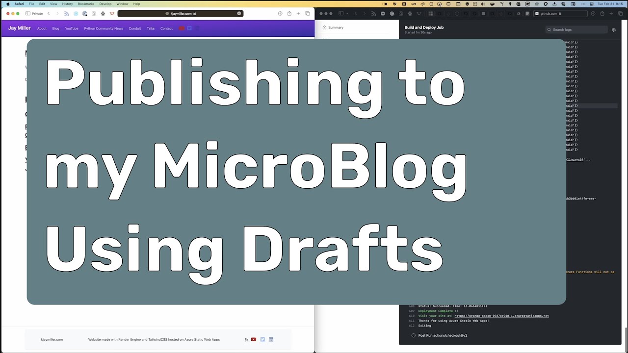 How I use Drafts to publish my Microblog to my Website - For Conduit 43 ...