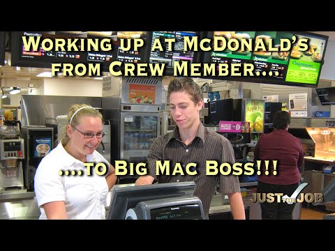 Working up at McDonald's from crew member to the Big Mac Boss