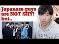 When does Japanese guy take an action and approach to a female he likes?