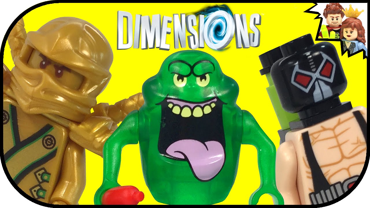 LEGO Dimensions Wave 5 Slimer, Bane, & Gold Ninja 71239 71240 71241 Review