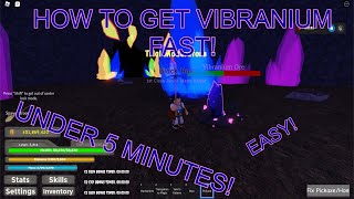 How To Get Vibranium Fast! (SUPER EASY!) | Black Clover Kingdom Grimshot Roblox!
