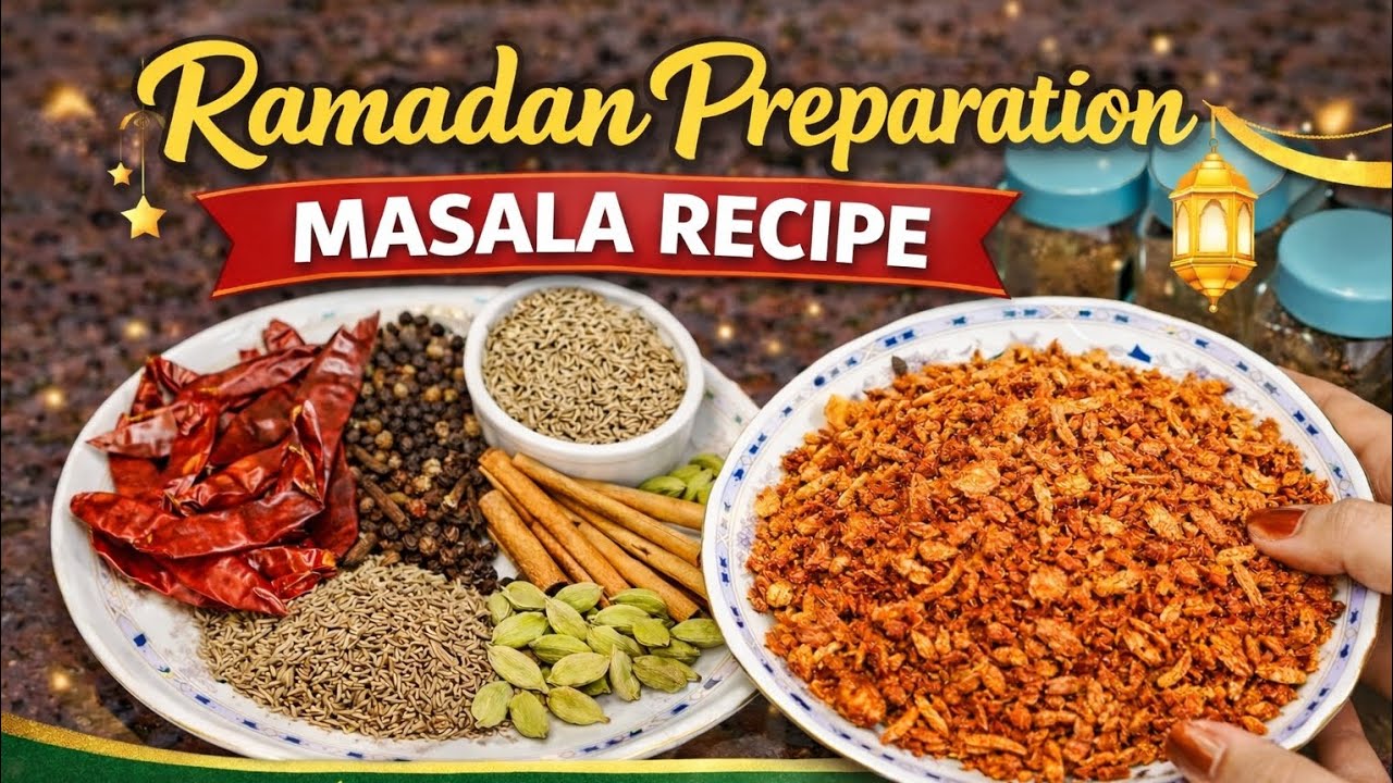 Ramzan Preparation Special Homemade Masala Powder Recipe || Save Time in Ramadan