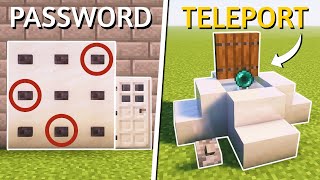 Minecraft: 5 EASY Redstone Builds & Ideas!