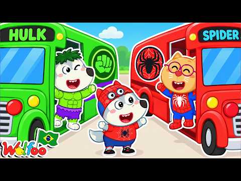 NEW 🚌 The Fake Superhero on the Bus! 🦸‍♂️ Did Wolfoo Lie About His Powers? | Wolfoo in English