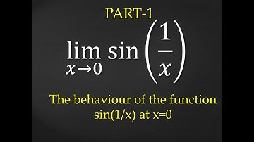 Limit x tends to zero sin(1/x)|Continuity|Differentiability at x=0|Behaviour of sin(1/x) at x=0
