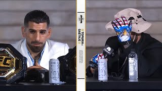 "He married a Stripper from Miami!" Josh Hokit against Ilia Topuria, UFC FREEDOM 250 Press FULL HD