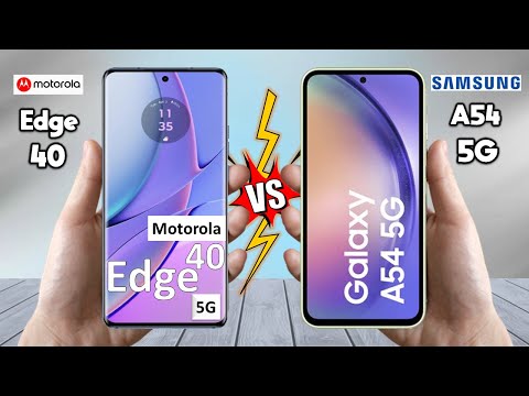 Motorola Edge 40 Vs Samsung Galaxy A54 - Full Comparison 2023 Techvs