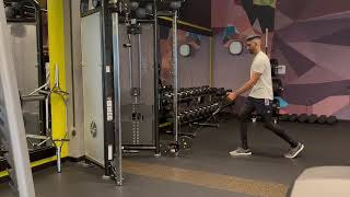 Famous Split Stance Low to High Cable Row Net Worth