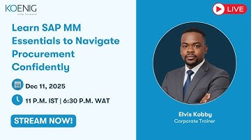 Learn SAP MM Essentials to Navigate Procurement Confidently