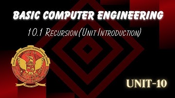 10.1 Introduction to Recursion | Unit 10 | BT-205 | C Programming | BASIC COMPUTER ENGINEERING |RGPV