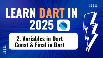 Dart Variables in One Video! 🚀 | Dart Programming Tutorial