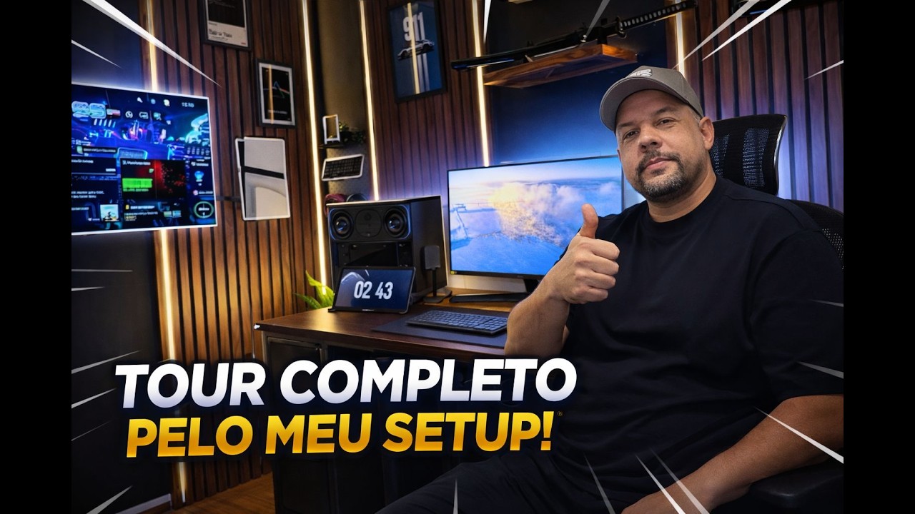 🔥 TOUR PELO MEU SETUP – ONDE TUDO ACONTECE!