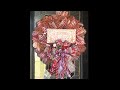 Gingerbread Wreath Kit Tutorial with Wreath Decor by Dawn