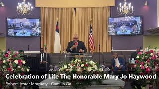 Celebration of Life The Honorable Mary Jo Haywood