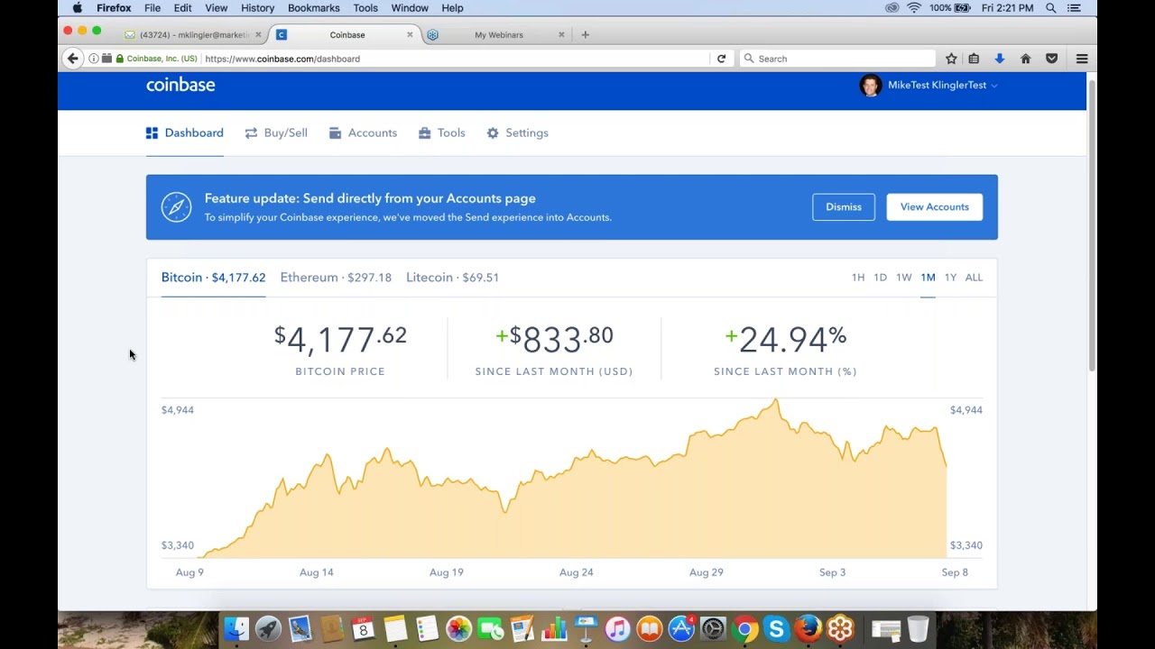 2- Begin Registration on Coinbase