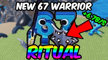 How To Complete The NEW 67 Warrior Ritual in DUMP! (Roblox)
