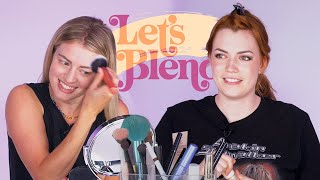 Doing Our Best Makeup and Jennifer Coolidge Impressions - Let's Blend with RIPMika & Elyse Willems