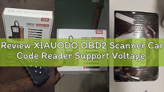 Review XIAUODO OBD2 Scanner Car Code Reader Support Voltage Test Plug and Play Fixd Car CAN Diagnost
