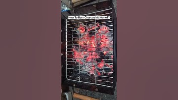 How to burn charcoal at home BBQ #ytshorts #shorts #barbeque #bbq #bbqgrills #barbecue #viralvideo