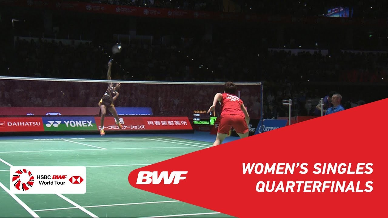 QF | WS | PUSARLA V. Sindhu (IND) [5] vs. Akane YAMAGUCHI (JPN) [4] | BWF 2019