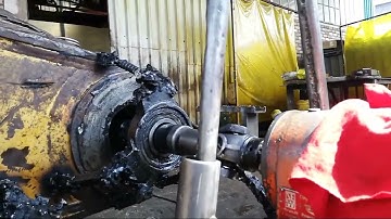 LIVE VIDEO: LINE BORING MACHINING TO SMOOTHEN WELD BUILD UP IN EXCAVATOR