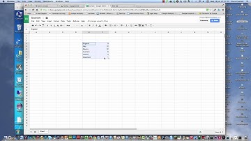 Google Sheet and Simple Data Visualisation