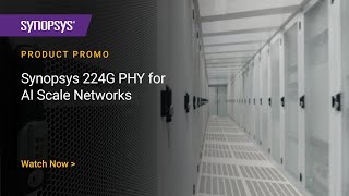 Synopsys 224G PHY with 2m+ Direct Attached Copper Cables Reach for AI Scale Networks | Synopsys