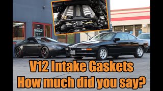BMW 850i v12 Intake Gaskets - Thankfully we saved $1200!