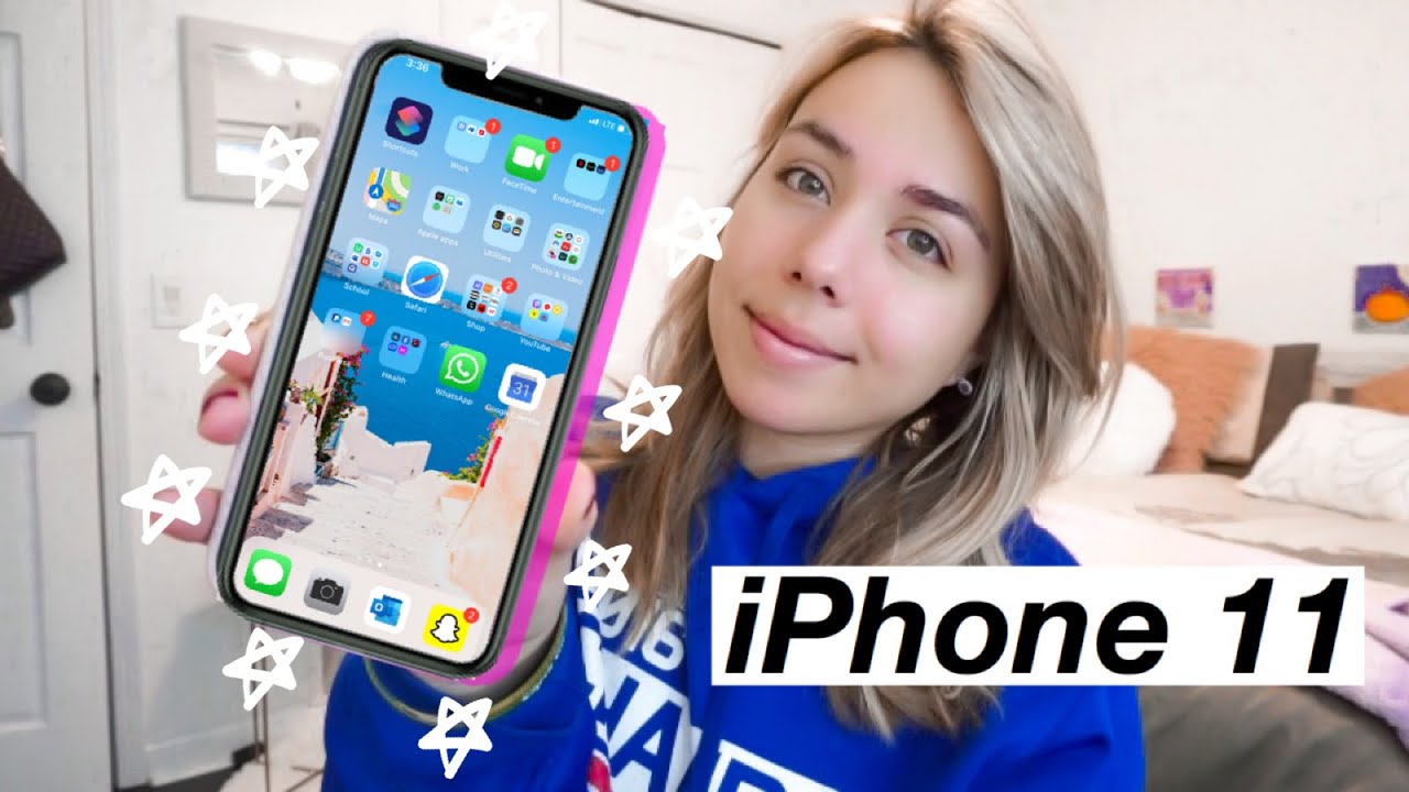 WHATS ON MY IPHONE 11! || Lavender Iphone - YouTube