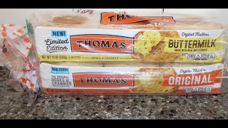Thomas’ English Muffins: Buttermilk & Original Review