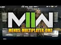 Modern Warfare 2: Menus, Multiplayer and DMZ Revealed!