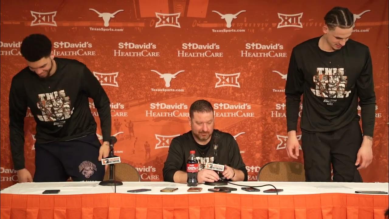 Texas Men's Basketball vs Kansas Postgame Press Conference [Feb 7, 2022