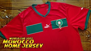 Morocco Home Jersey Review। Fan Version। World Cup 2022 soccerjersey worldcup footballjersey