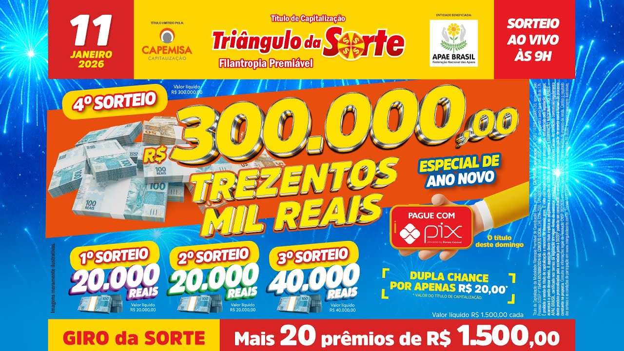 Triângulo da Sorte 11/01/26