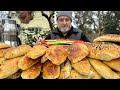 Turkish borek  simple and delicious pastry recipe old village kitchen  asmr