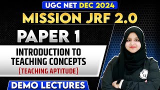 Introduction to Teaching Concepts | Teaching Aptitude | Paper 1 | UGC NET Dec 2024 | Gulshan Ma'am Net Worth