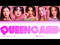 Gidle   queencard color coded lyrics engromhan