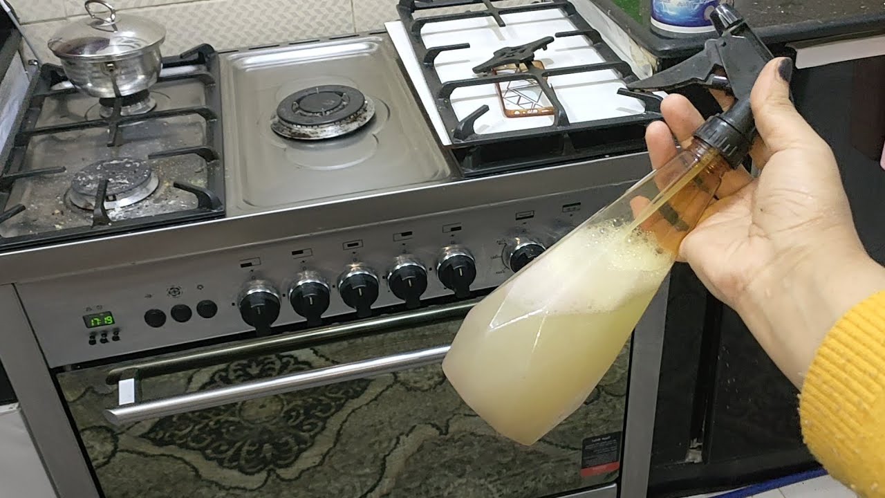 رشيها وامسحي❗طول شهر رمضان منظف قنبلة لتنظيف كل شيء 