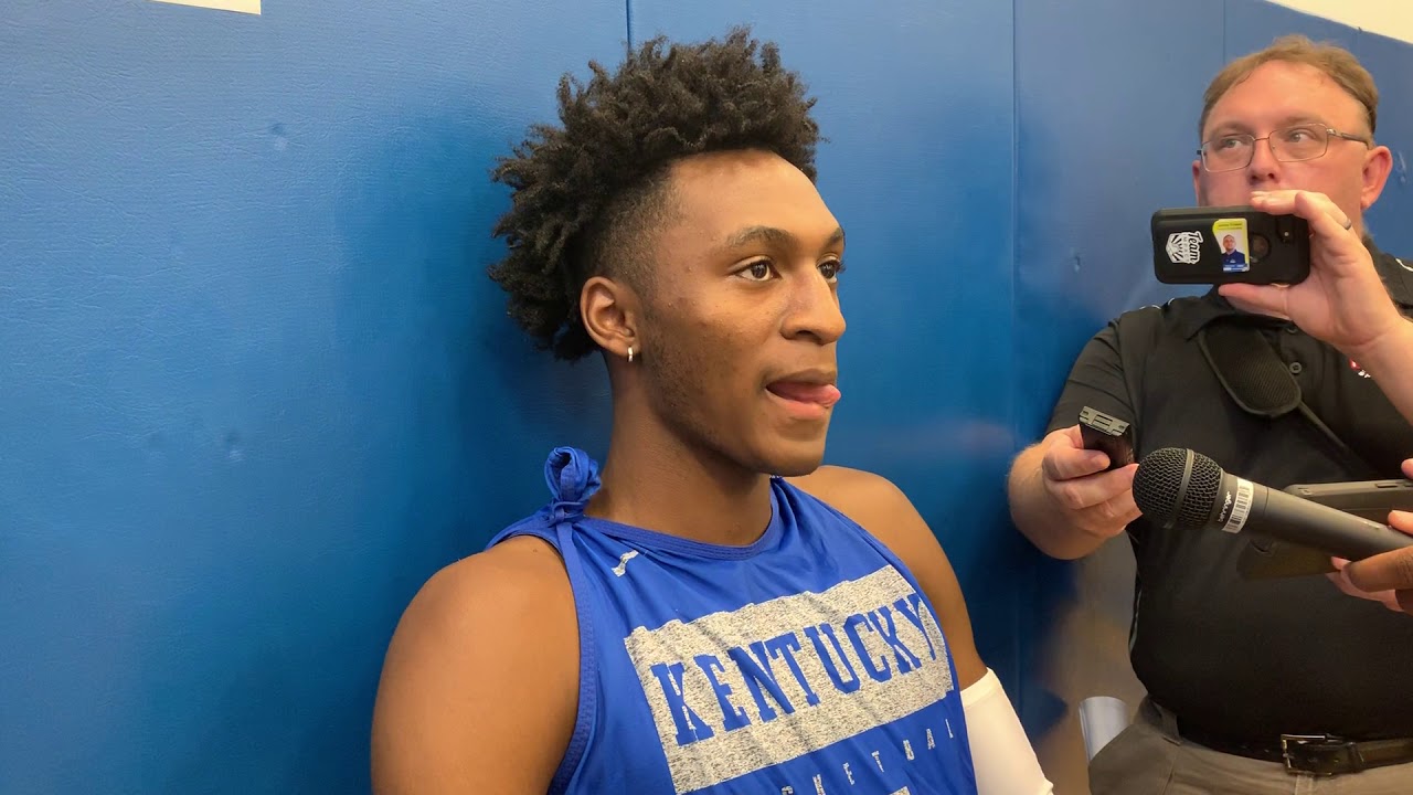 Immanuel Quickley speaks at Kentucky Basketball Media Day - YouTube