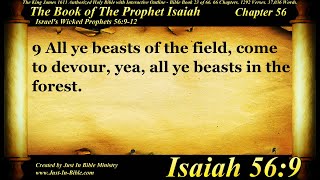 Isaiah Chapter 56 - Bible Book 23 - Holy Bible Audio Text - King James Read Along Bible
