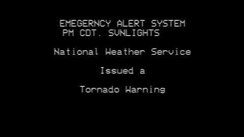 EAS Mock: Tornado Emergency In Bexar County