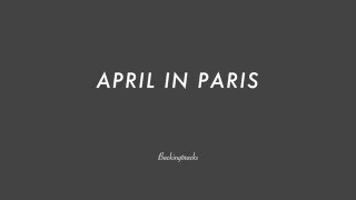 April In Paris chord progression - Jazz Backing Track Play Along The Real Book