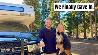 We've Waited Long Enough  Making A Necessary Upgrade for Full Time Truck Camper Living